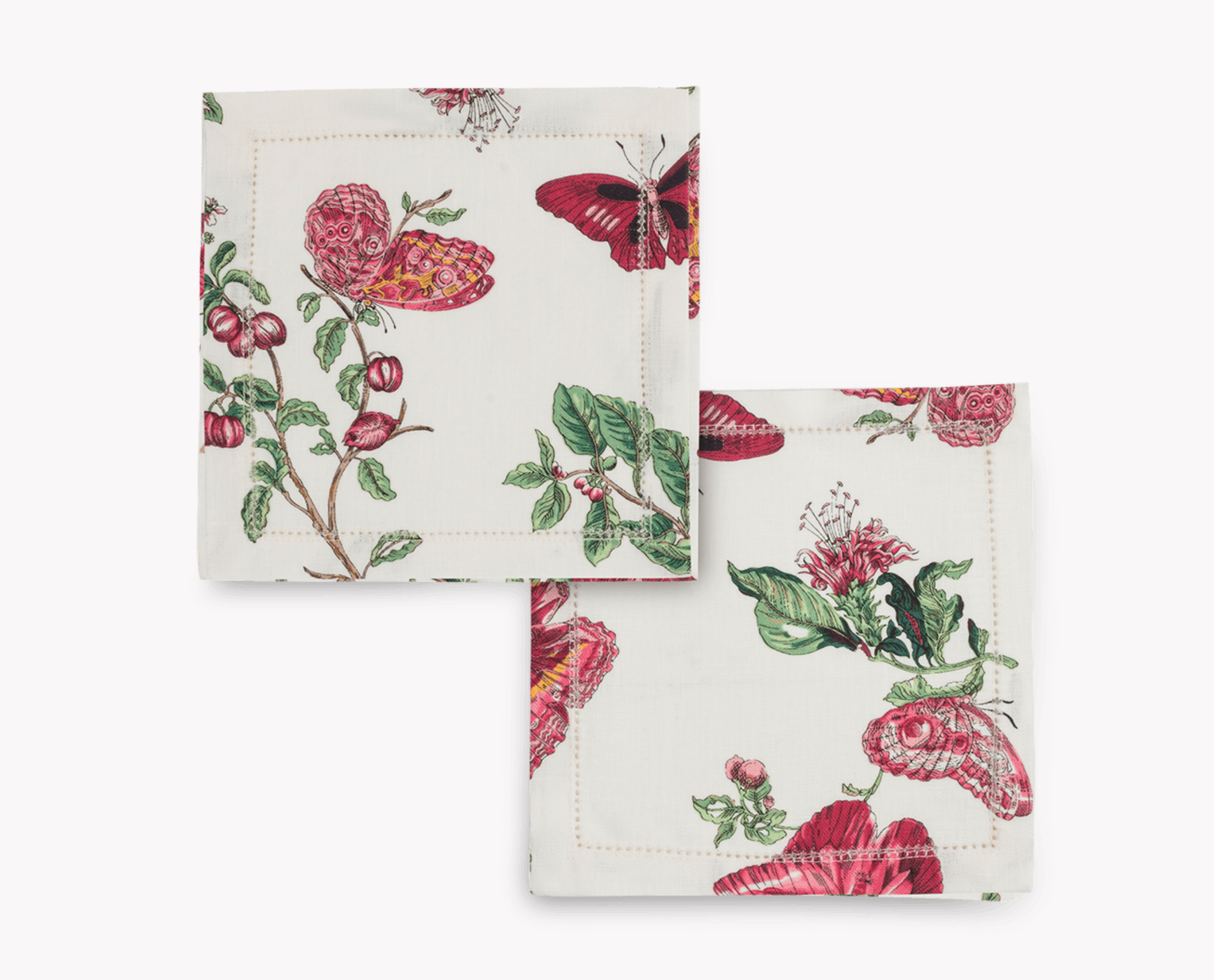 Baudin Butterfly Cocktail Napkin, S/4
