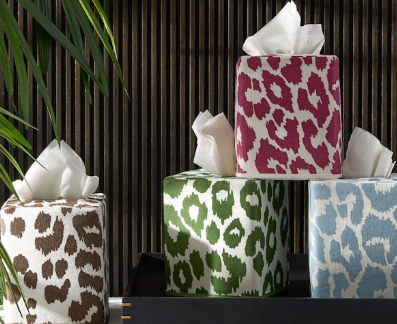 Iconic Leopard Tissue Box Cover