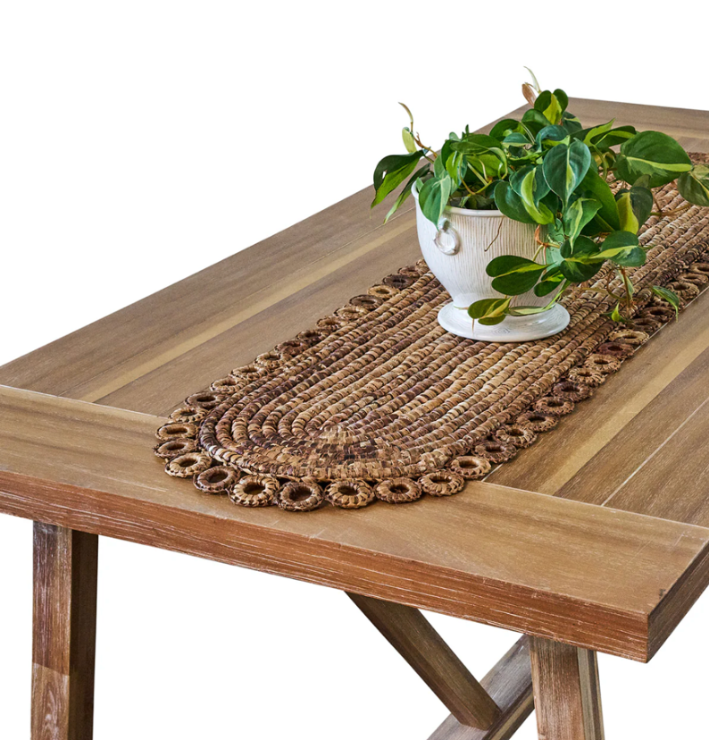 Rustic Ring Table Runner