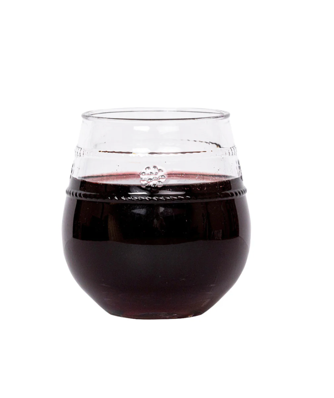 Isabella Acrylic Stemless Wine Glass