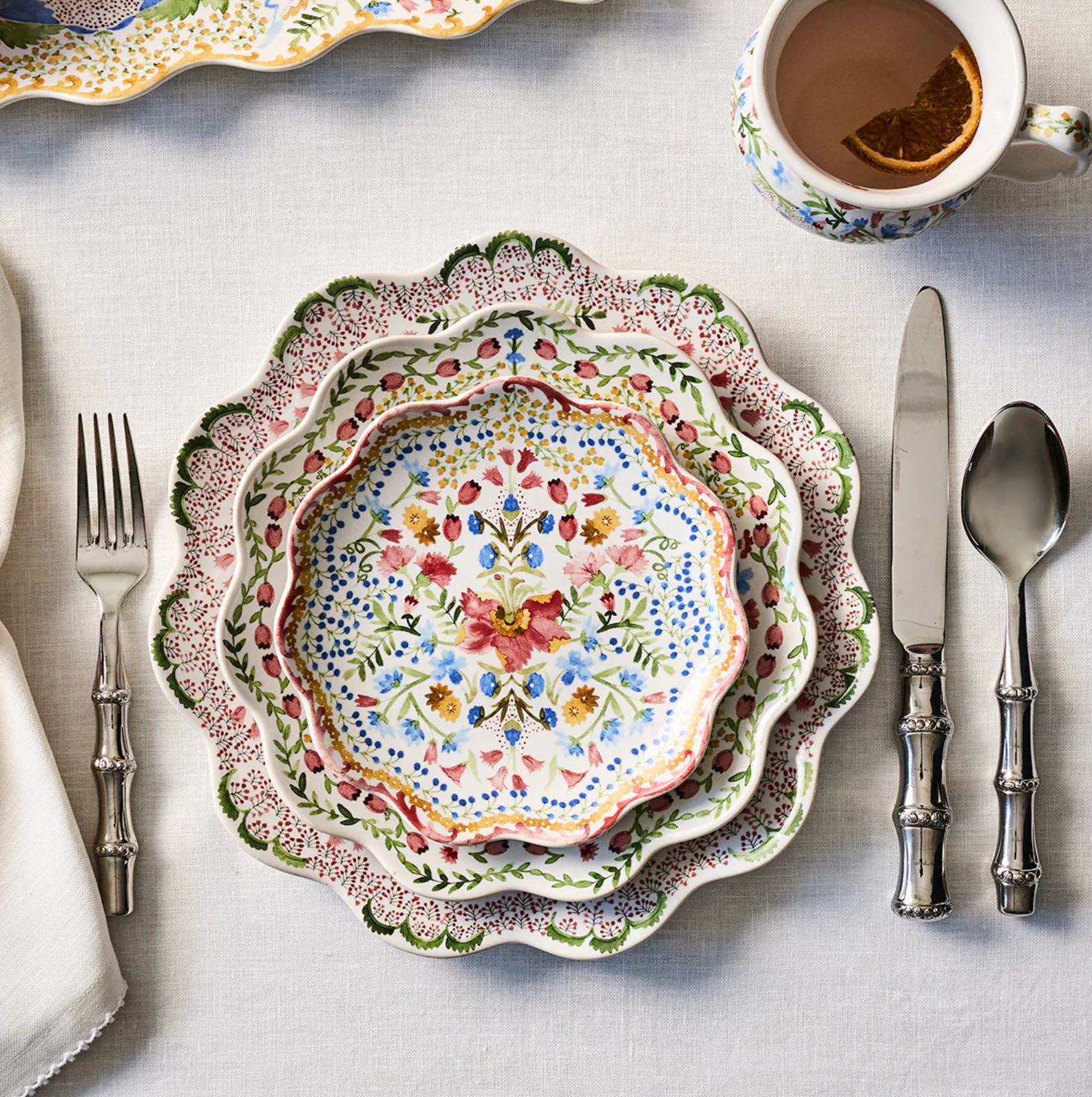 Sofia Cocktail Plate, S/4