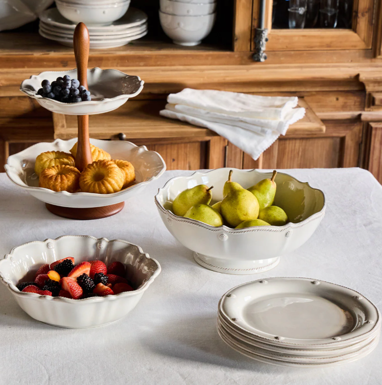 Berry & Thread 11" Footed Bowl