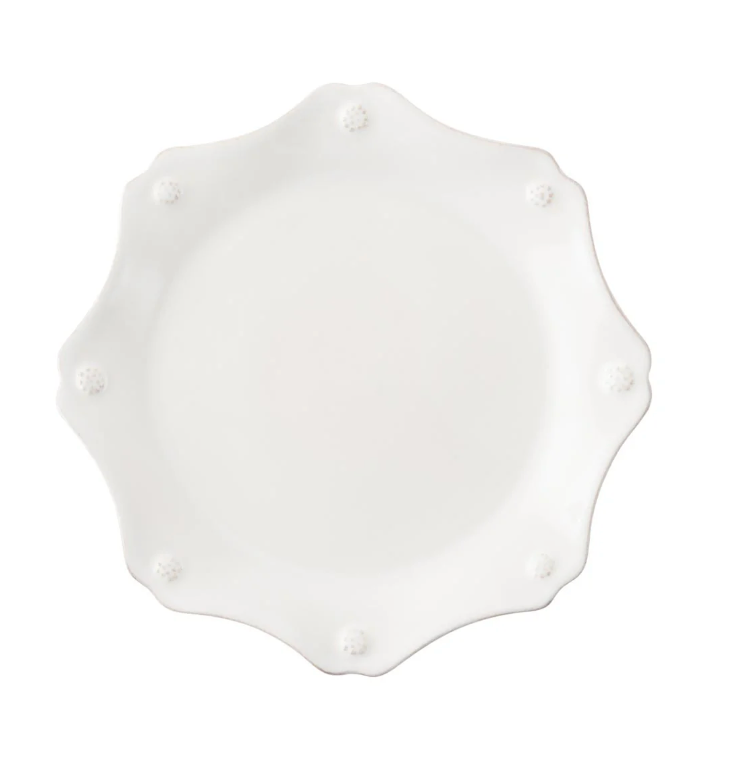 Berry & Thread Scalloped Dessert/Salad Plate