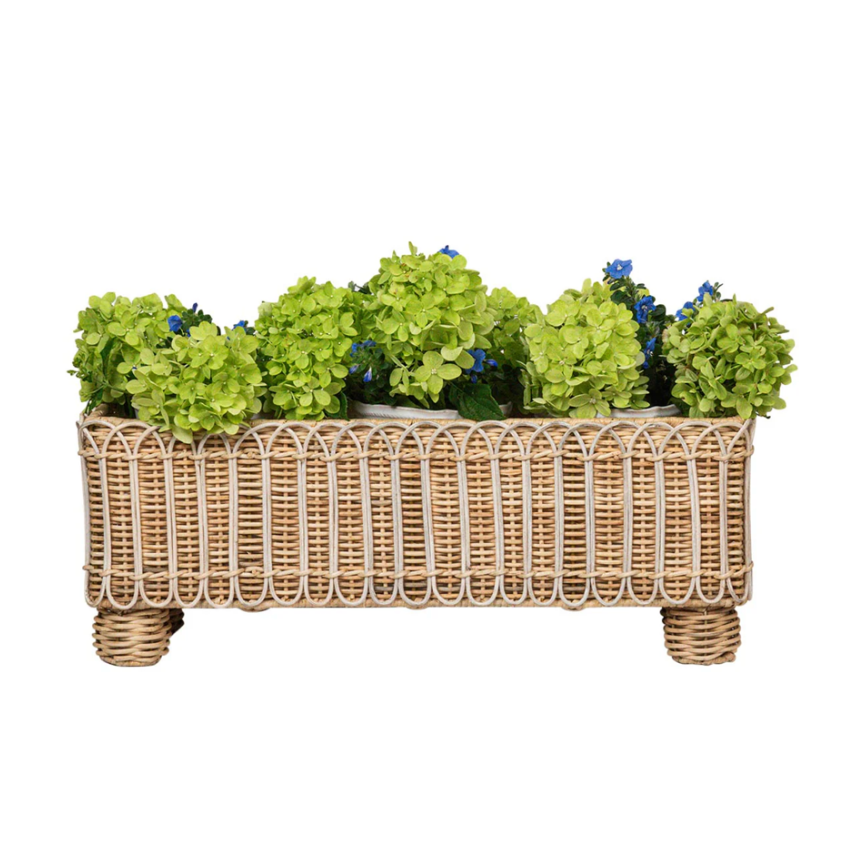 Provence Rattan Rectangular Planter