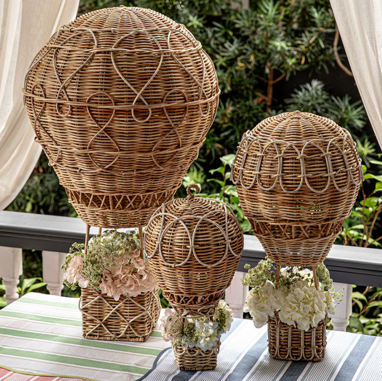 Provence Rattan 27" Hot Air Balloon