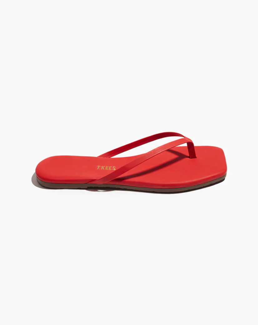 Square Toe Lily Red
