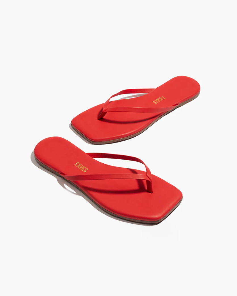 Square Toe Lily Red