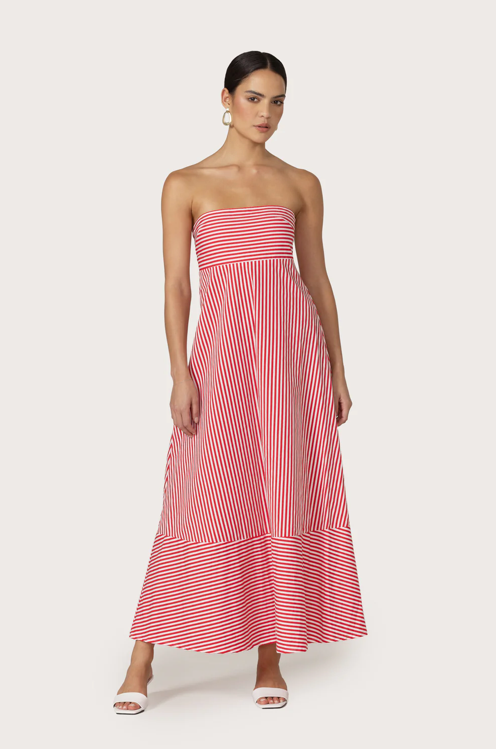 Timothy Poplin Maxi Dress
