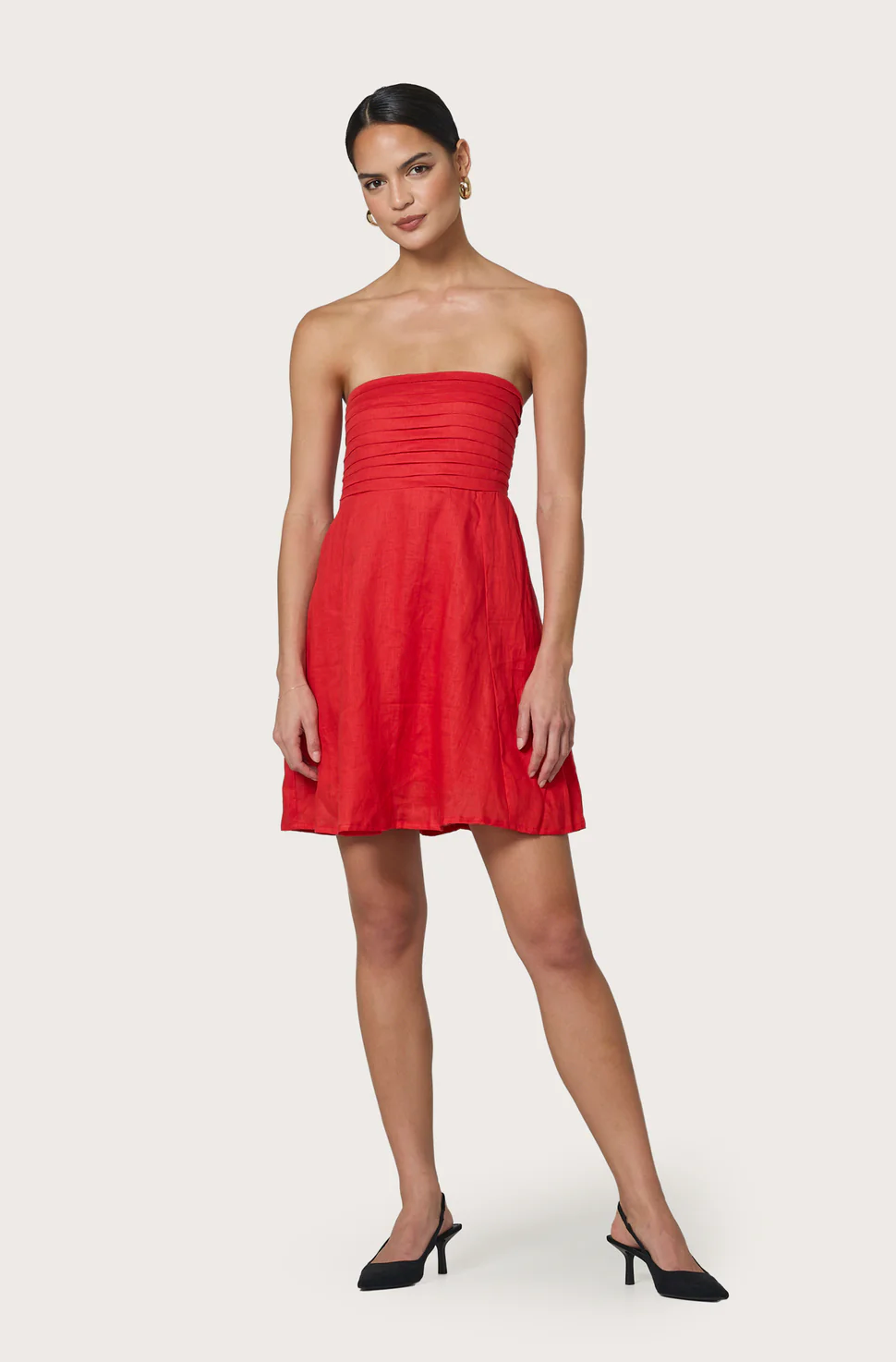 Talia Linen Mini Dress