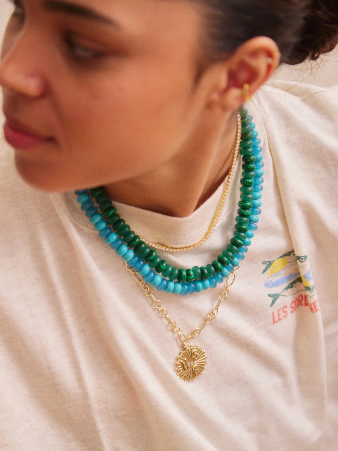 Joyce Semi-Precious Beaded Necklace