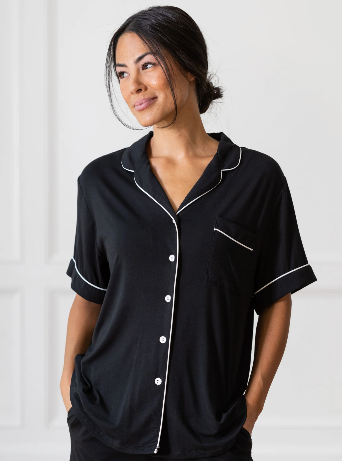 Short Sleeve Knit Pajama Set