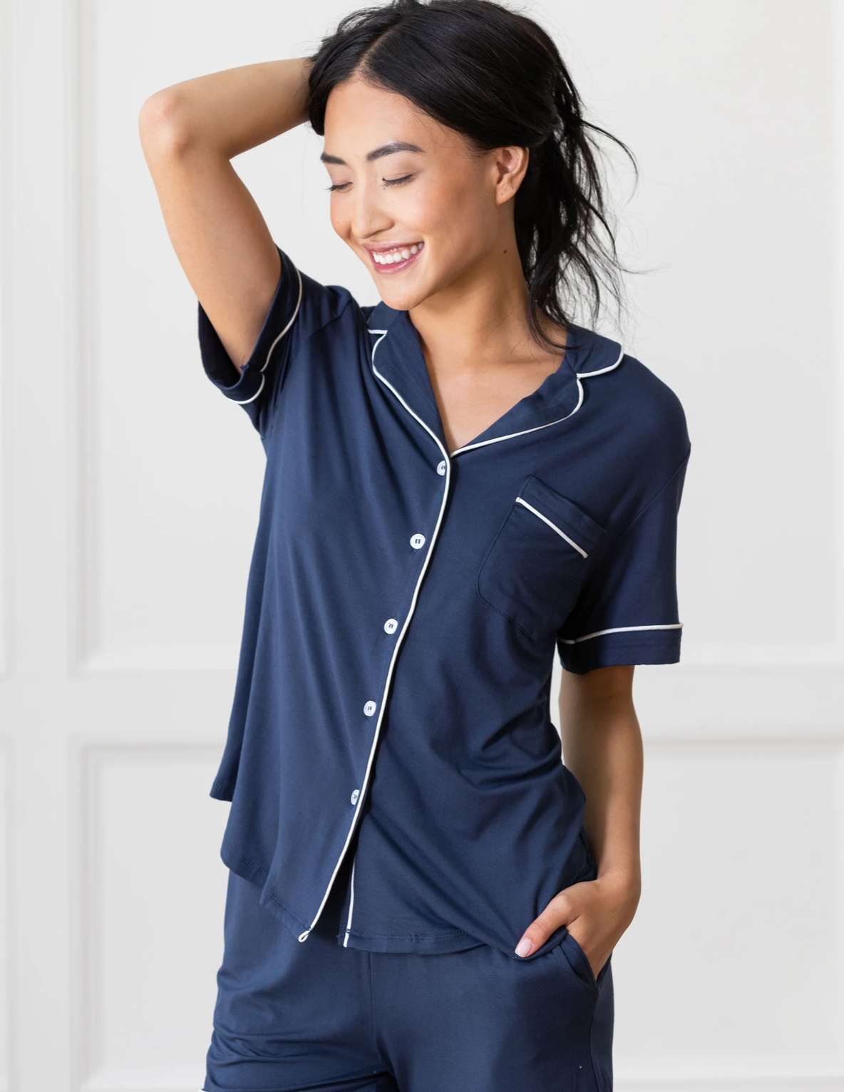Short Sleeve Knit Pajama Set