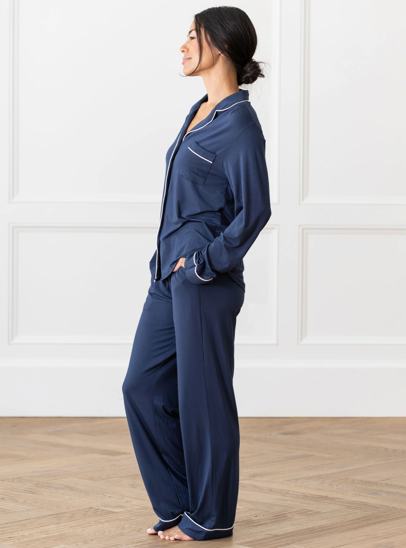 Long Sleeve Knit Pajama Set