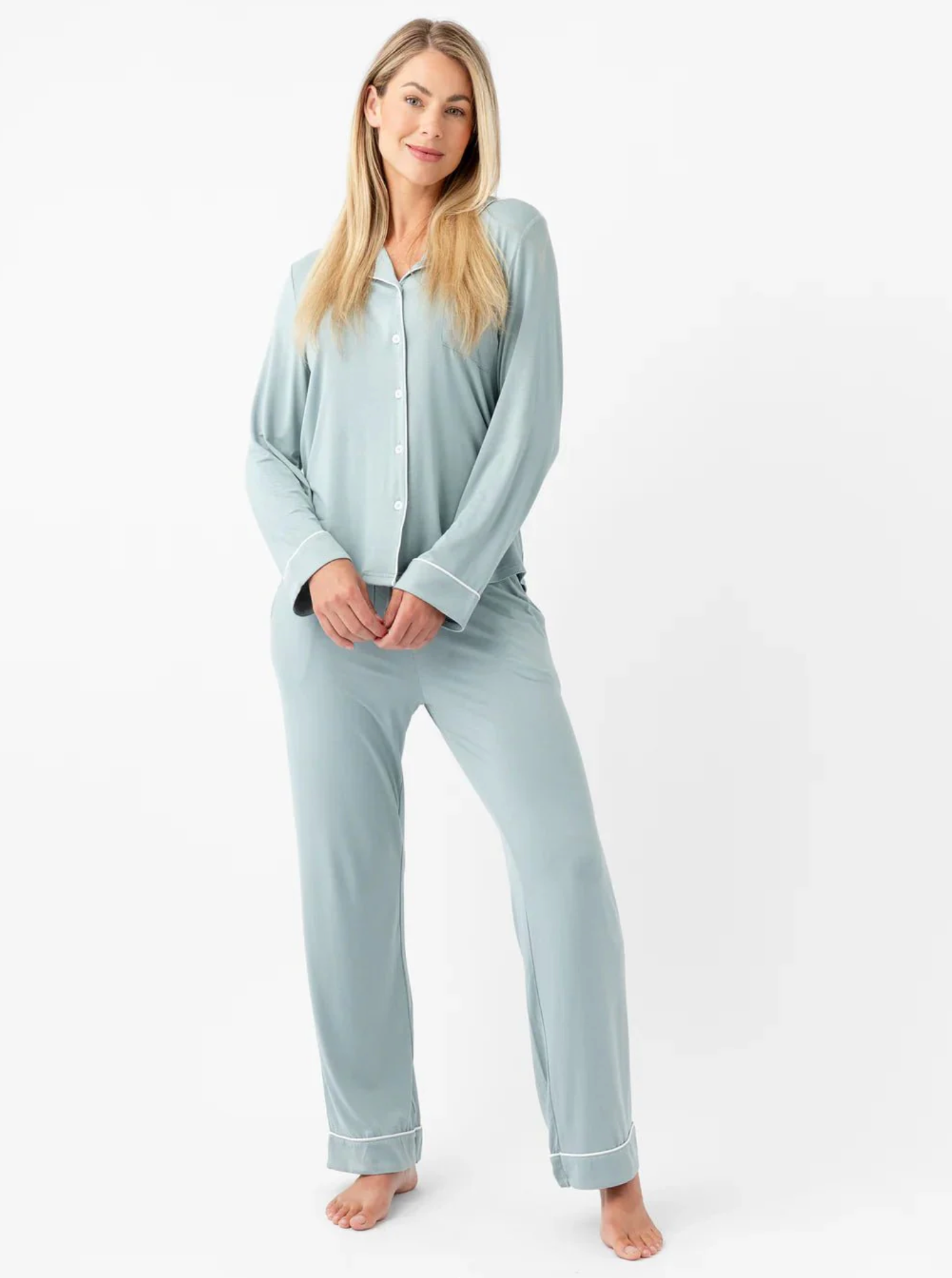 Long Sleeve Knit Pajama Set