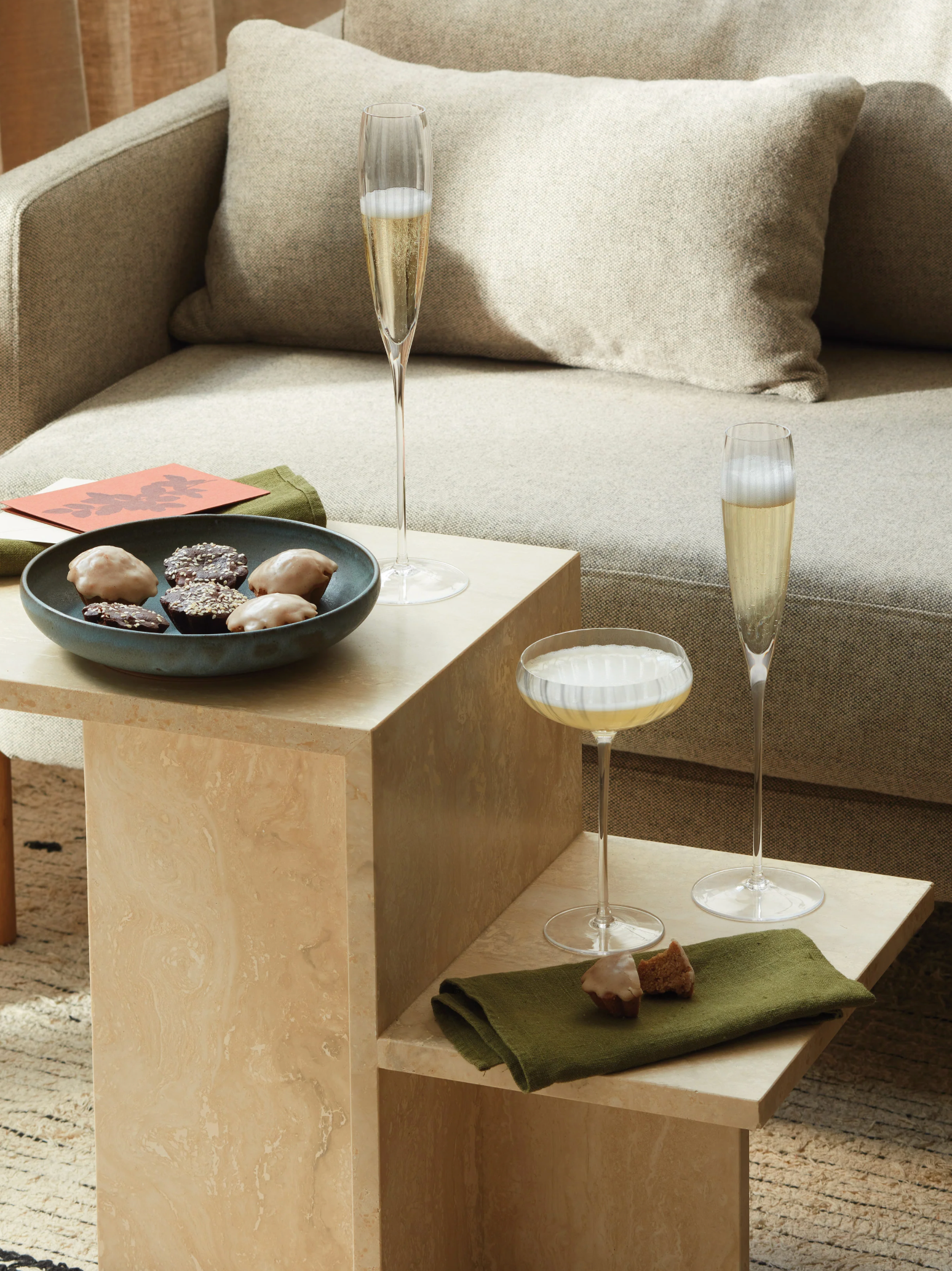 Aurelia Champagne Saucer S/2
