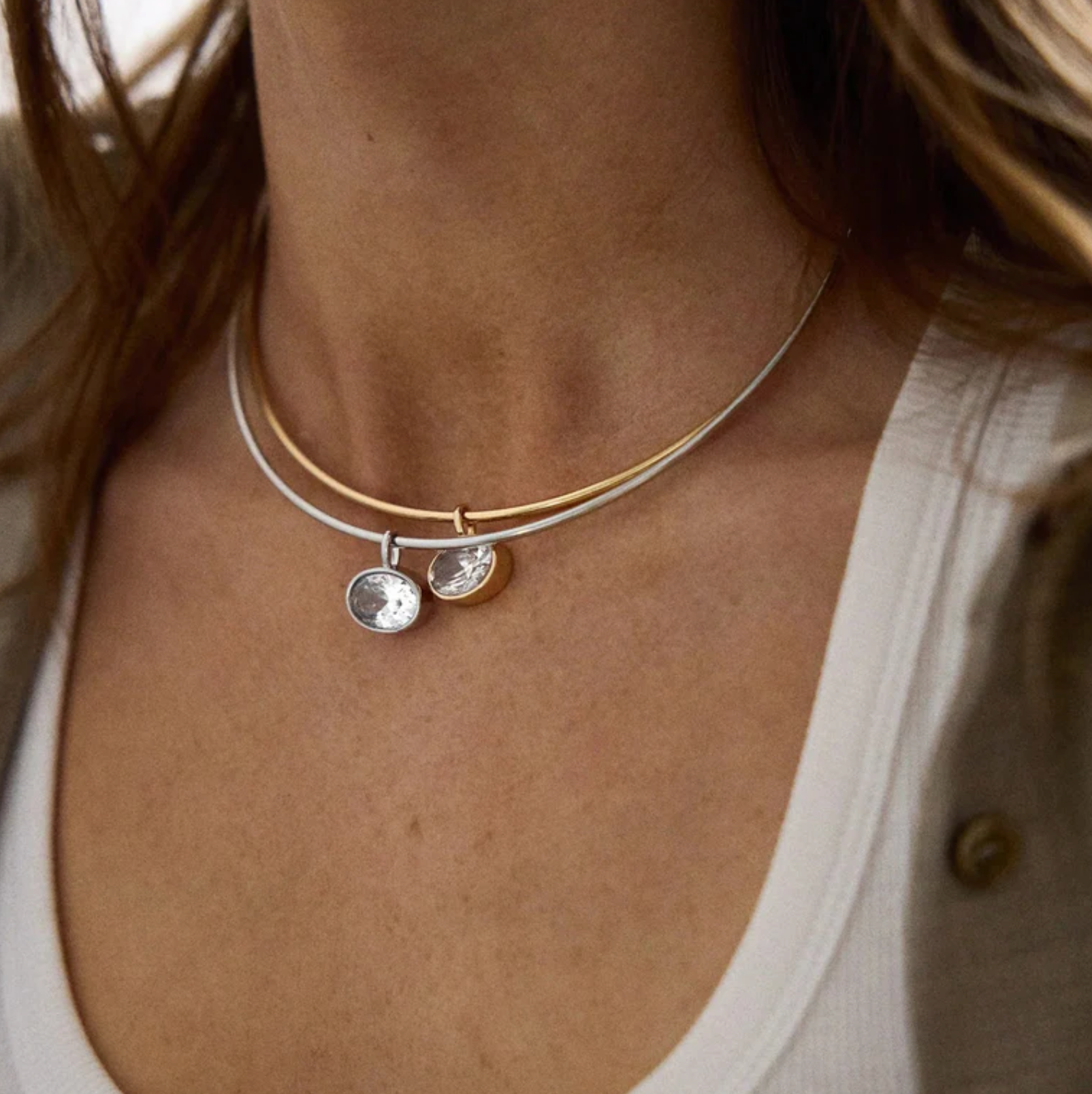 Lexi Crystal Collar Necklace