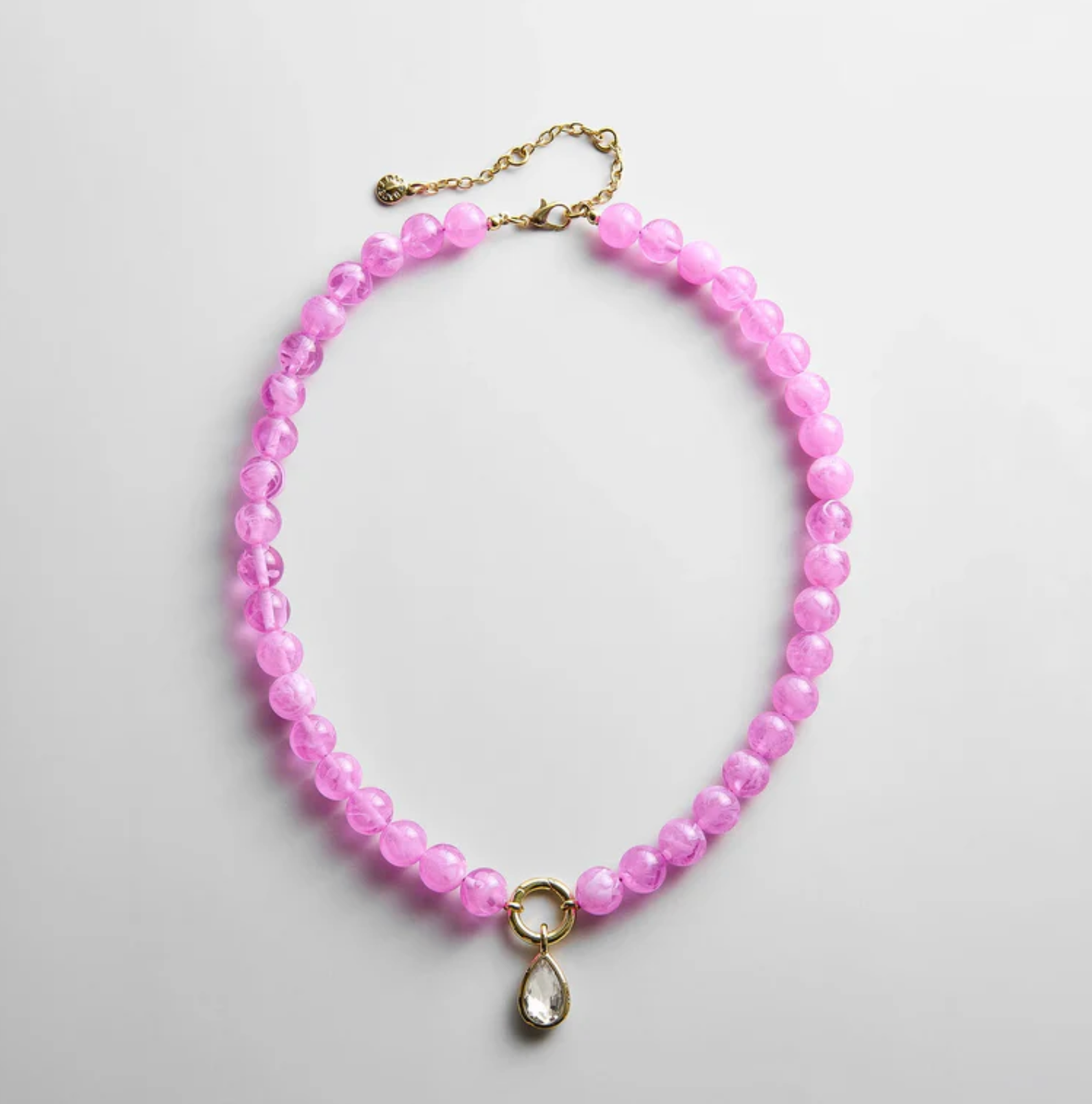 Janette Beaded Ring Necklace