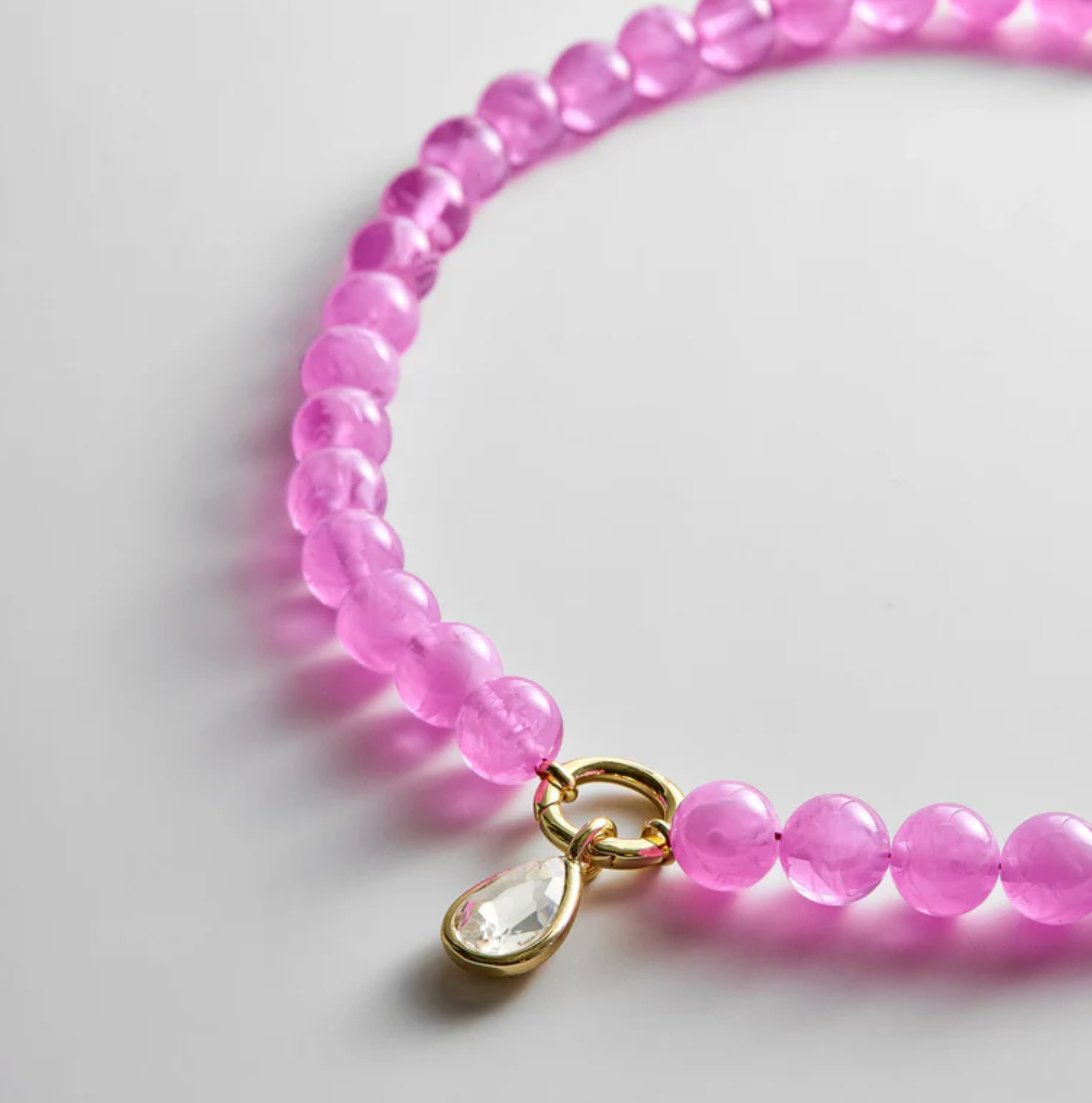Janette Beaded Ring Necklace