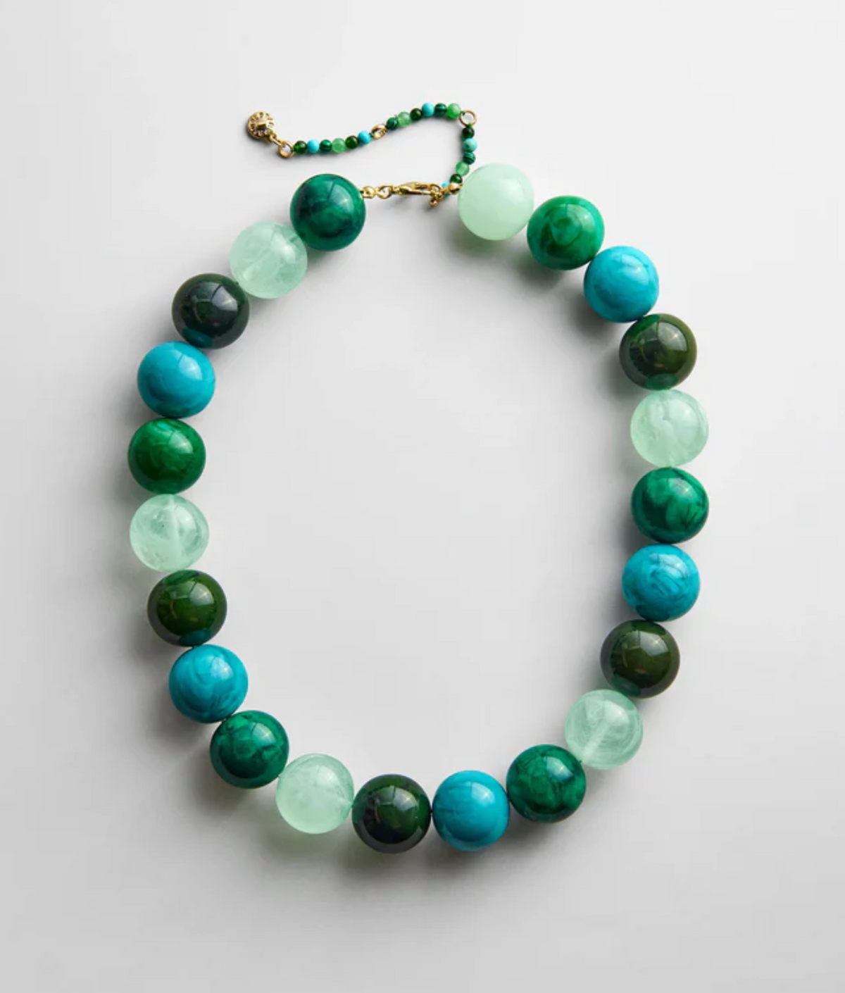 Jane 20MM Necklace Blue Multi