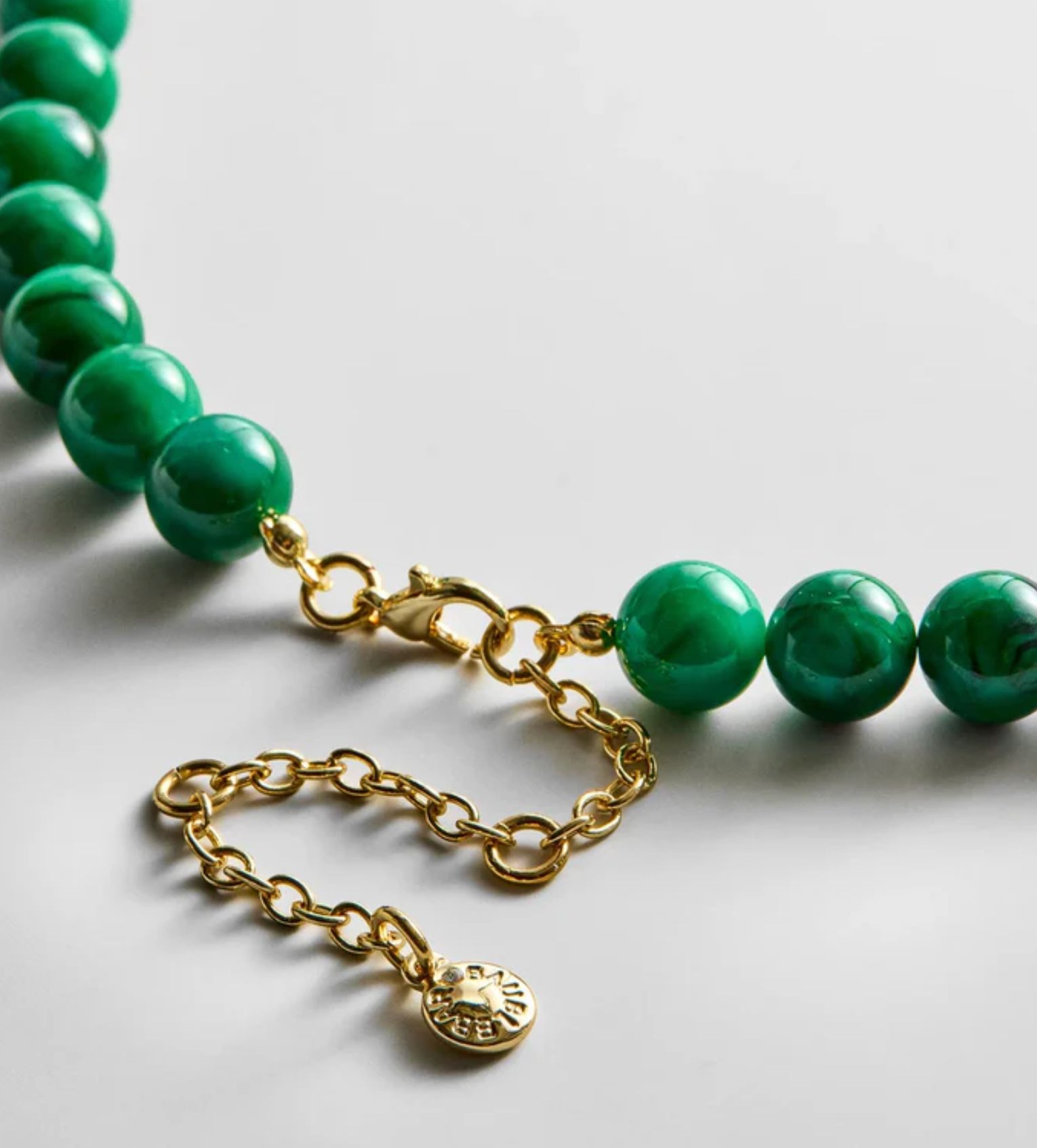 Janette Beaded Necklace Malachite