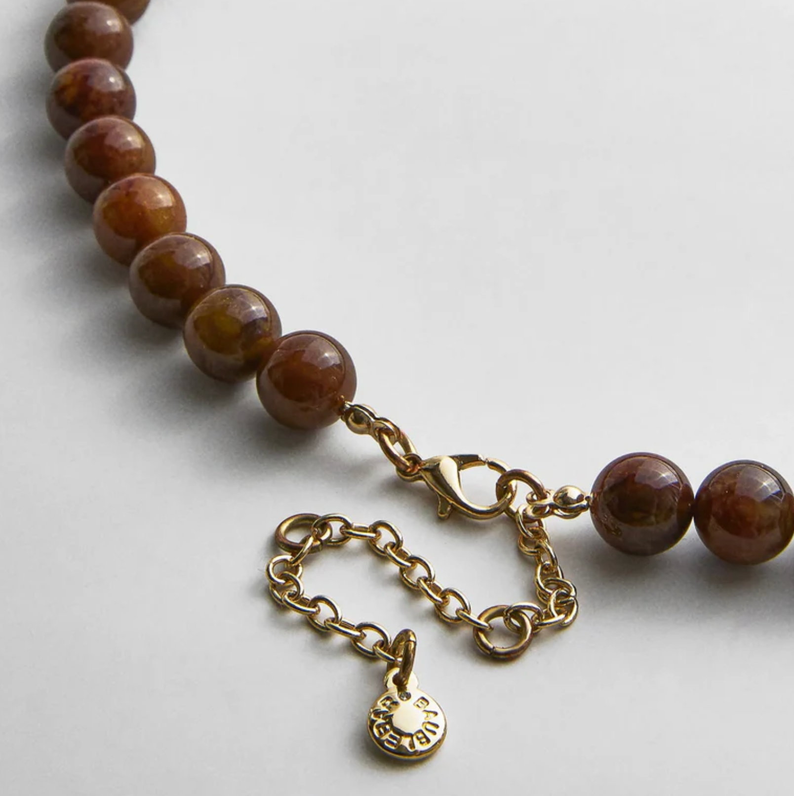 Janette Beaded Necklace Tigers Eye