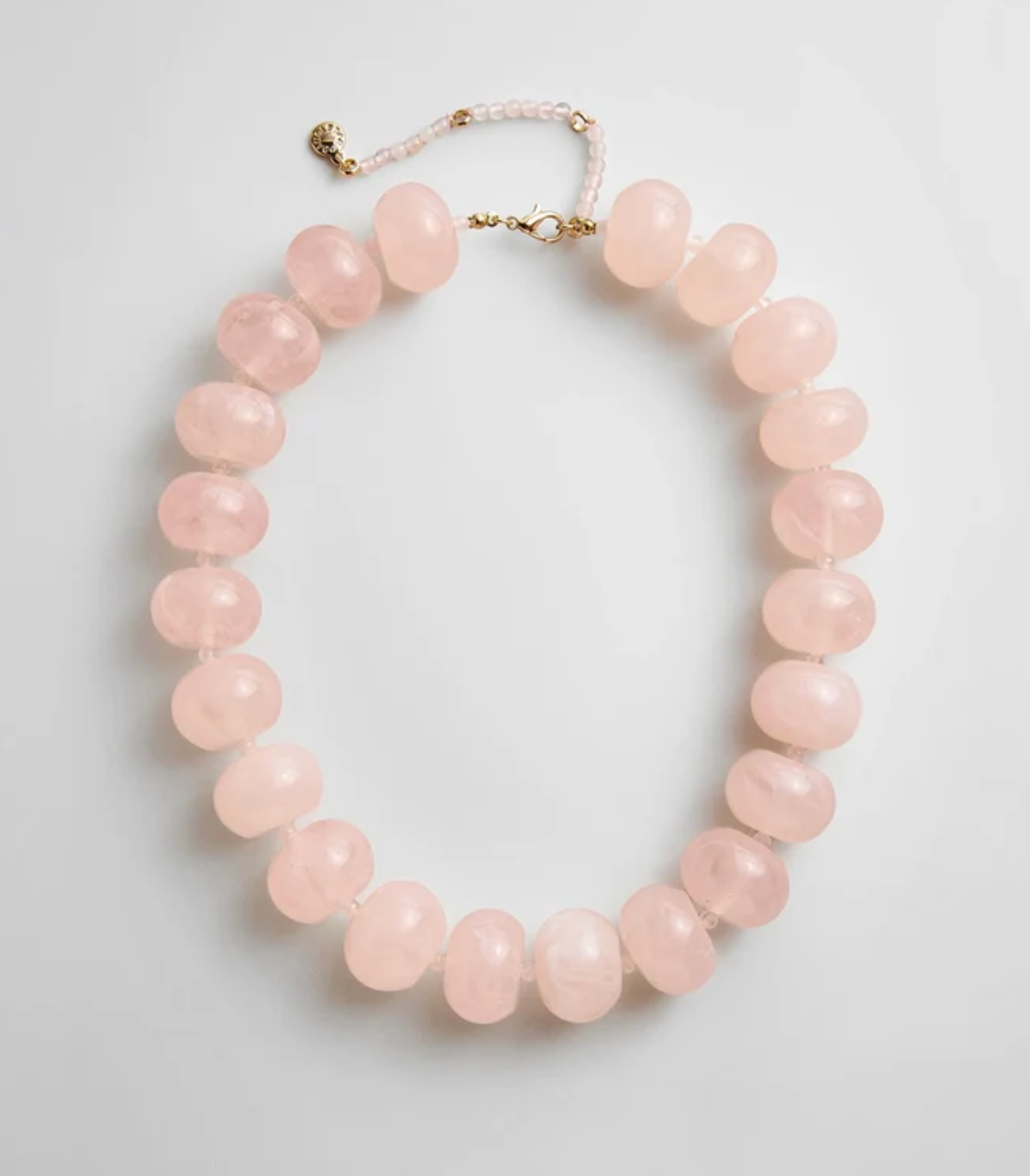 Joan Semi-Precious Necklace Pink