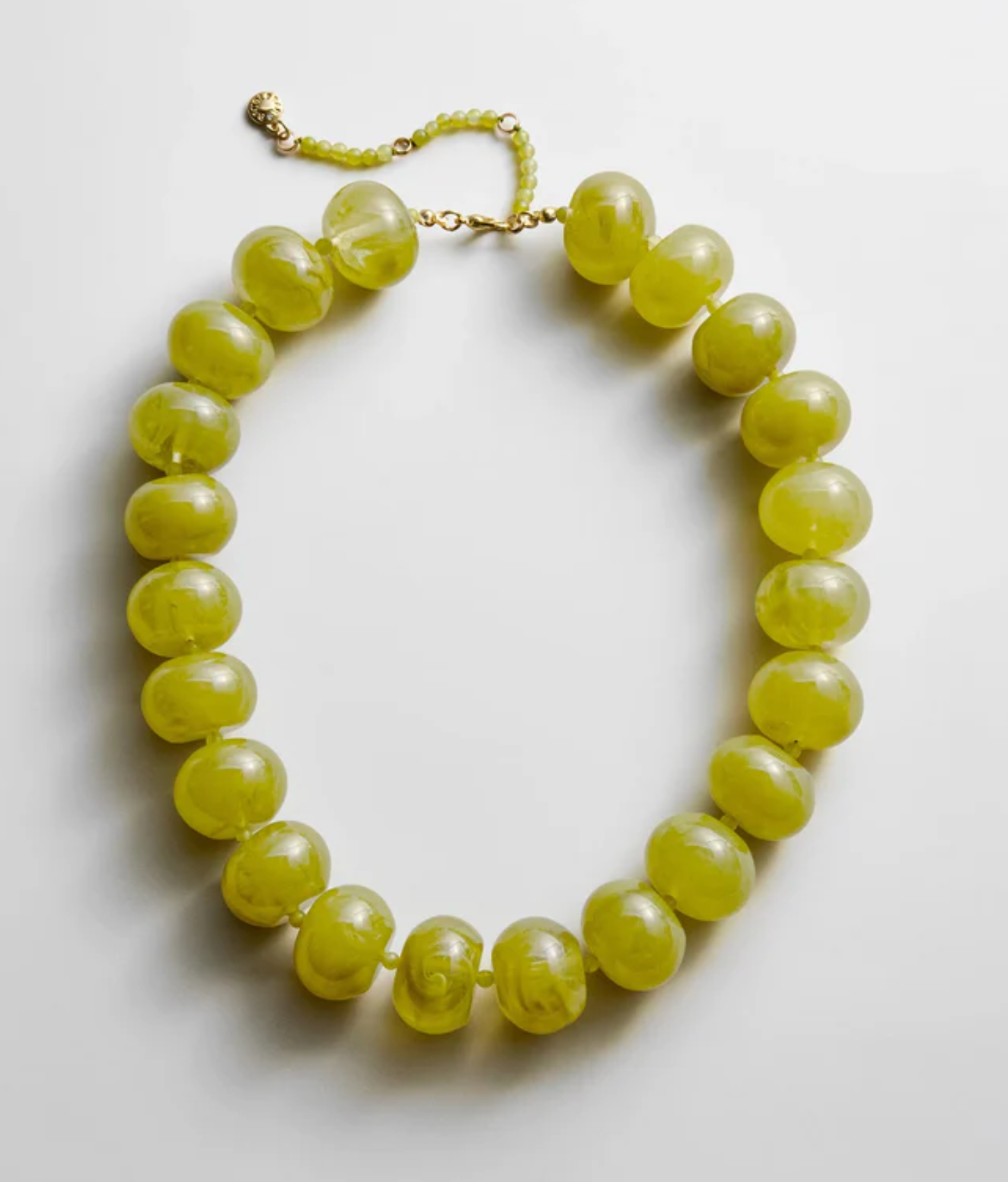 Joan Semi-Precious Necklace Olive