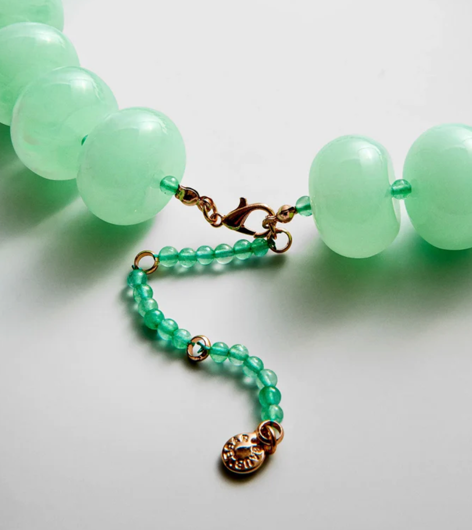 Joan Semi-Precious Necklace Jade