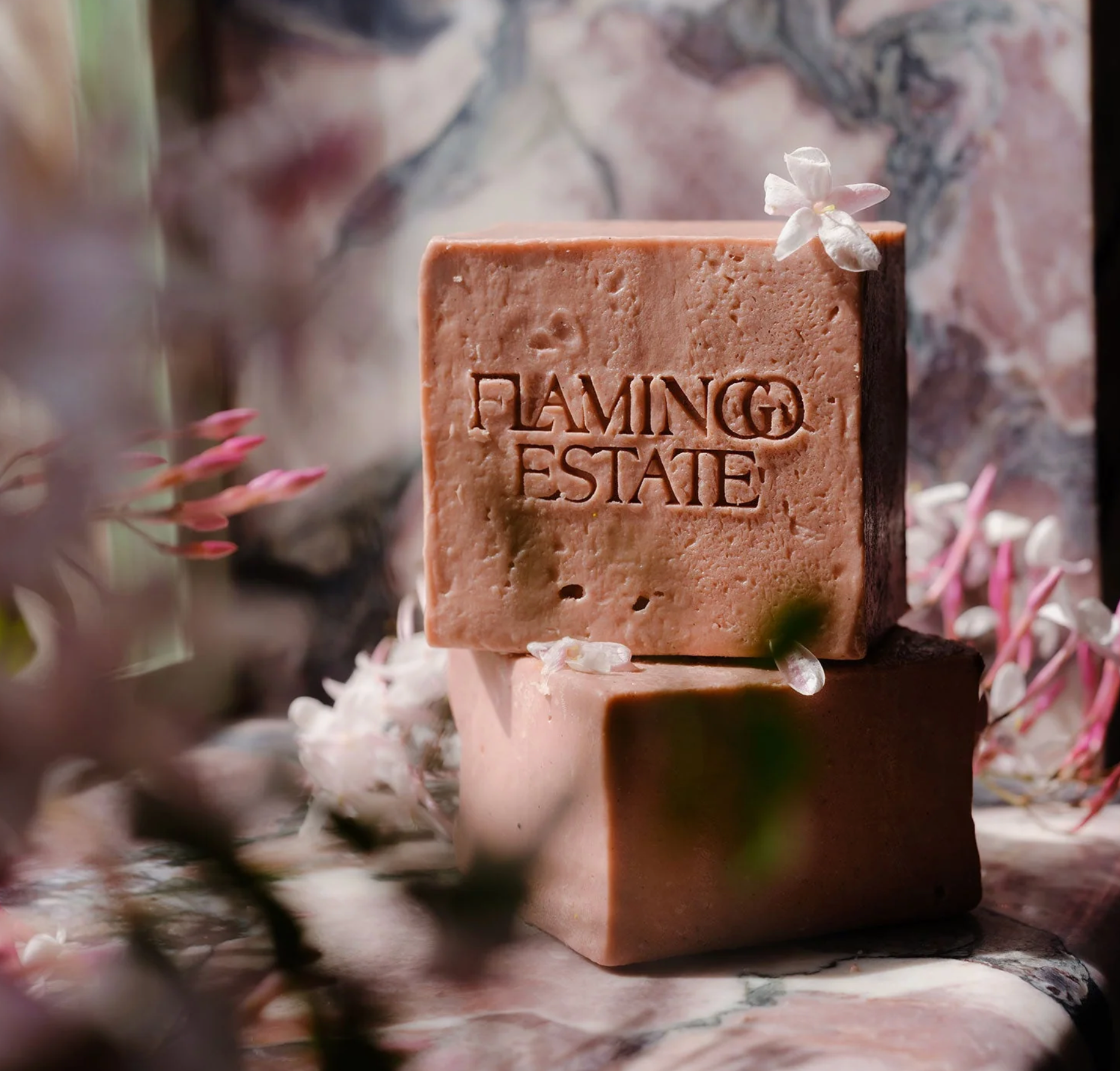 Jasmine Damask Rose Soap Brick