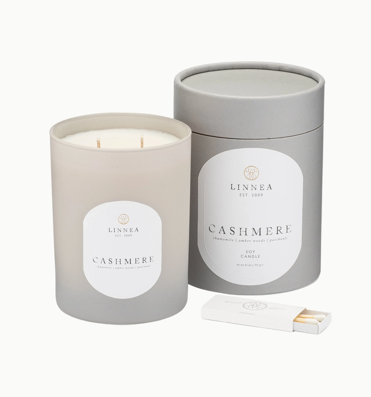 Cashmere 2-Wick Candle