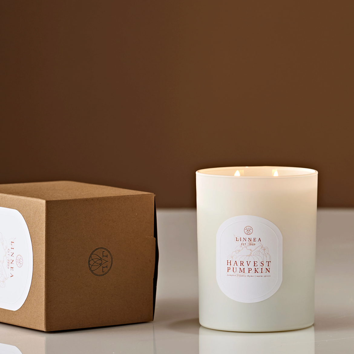 Harvest Pumpkin 2-Wick Candle