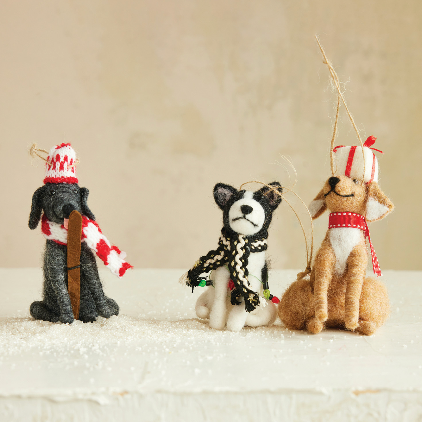 Wool Dog Ornament
