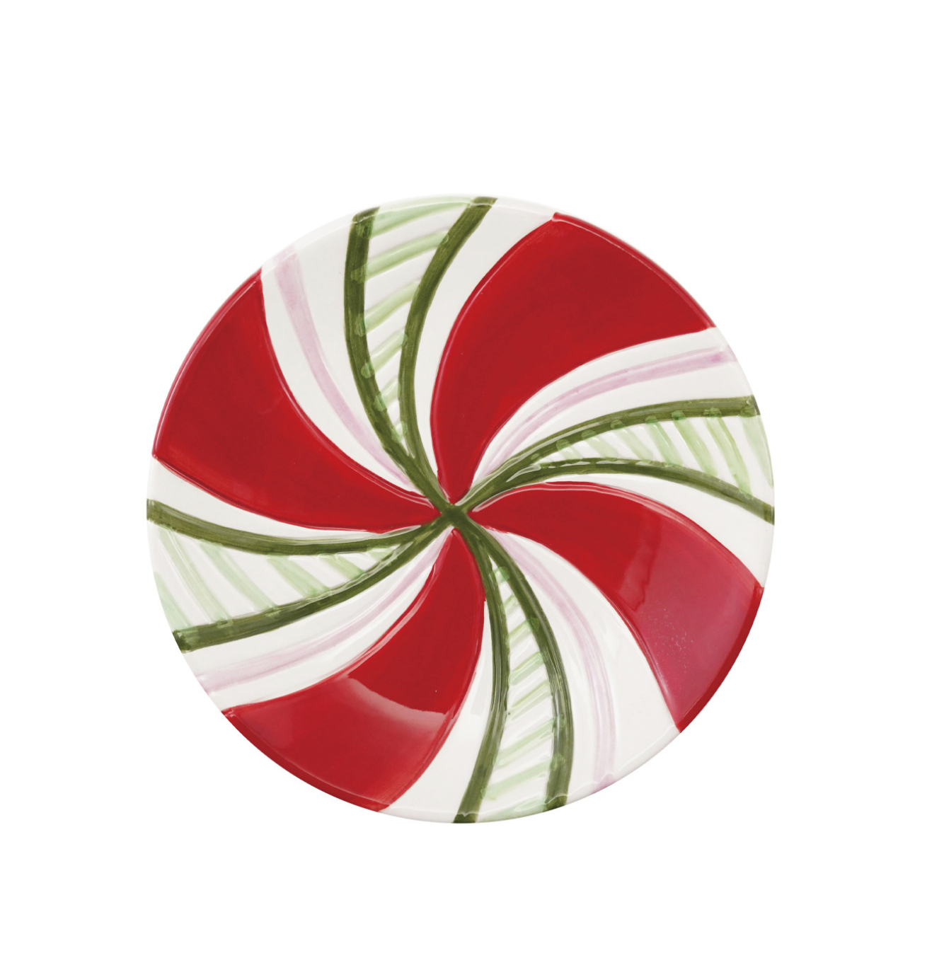 Peppermint Candy Plate