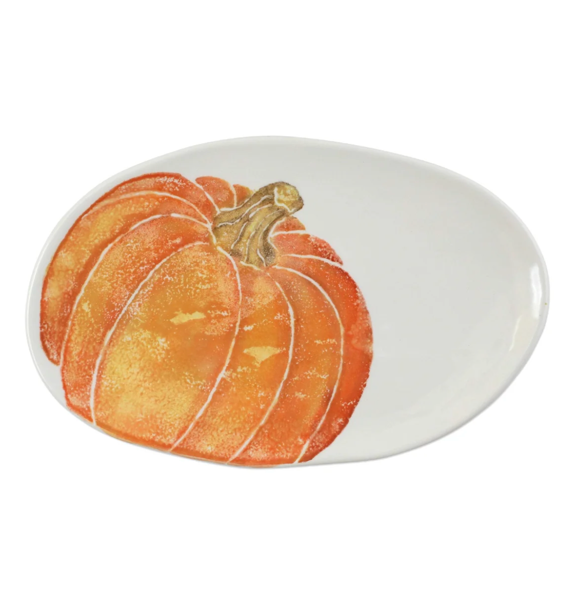 Small Oval Pumpkin Platter