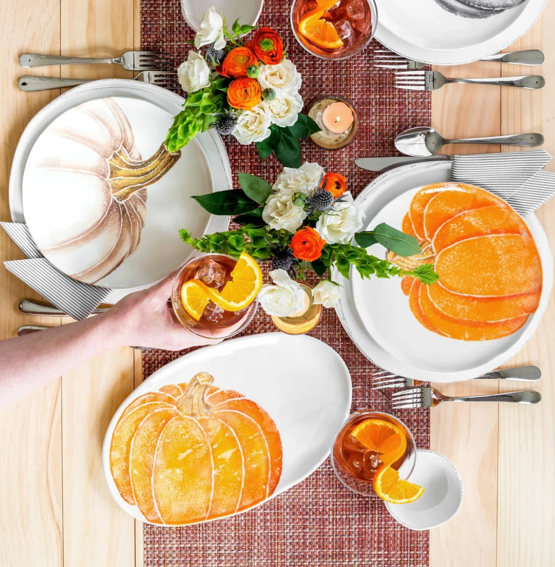 Small Oval Pumpkin Platter