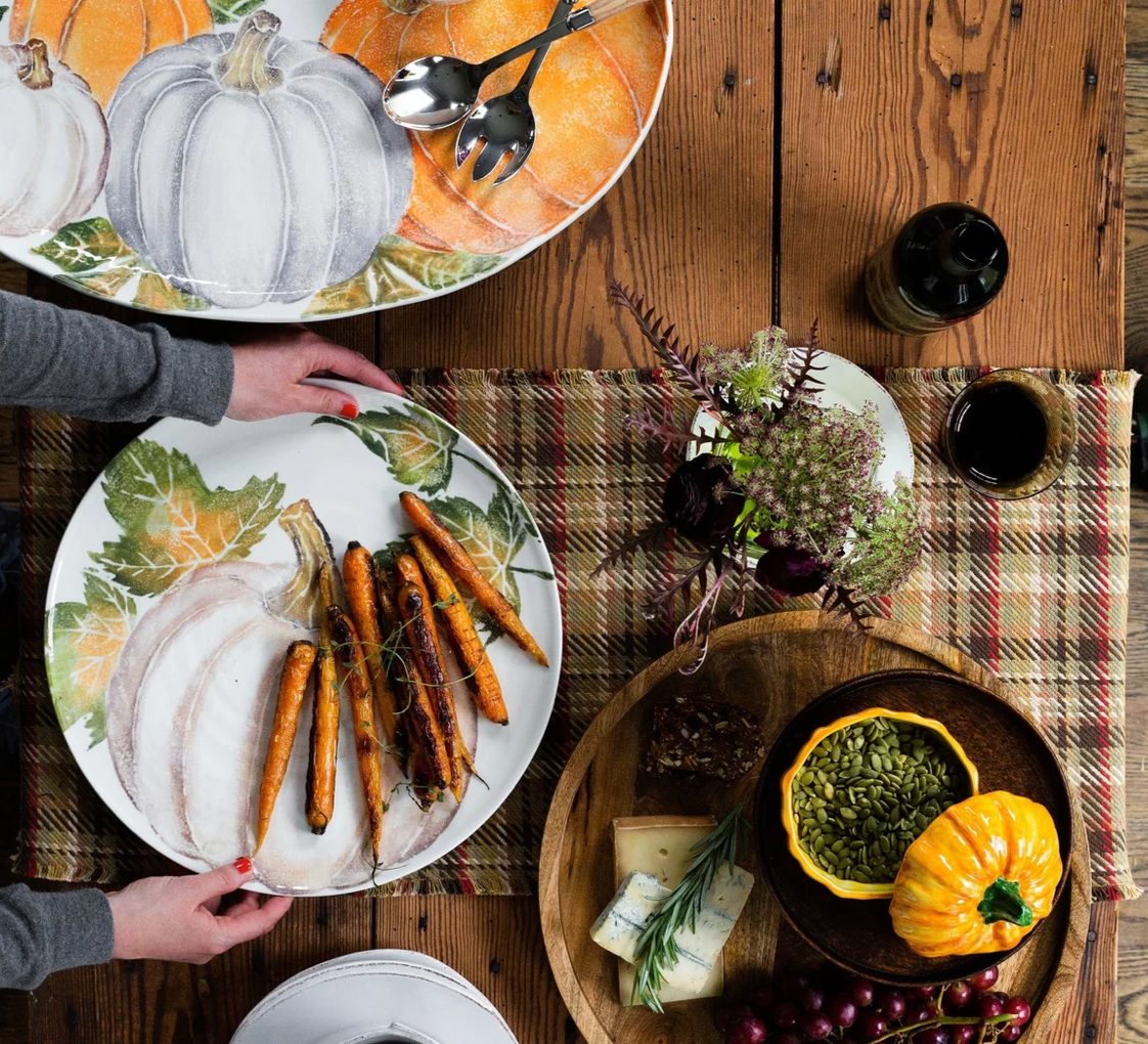 Round Pumpkin Platter