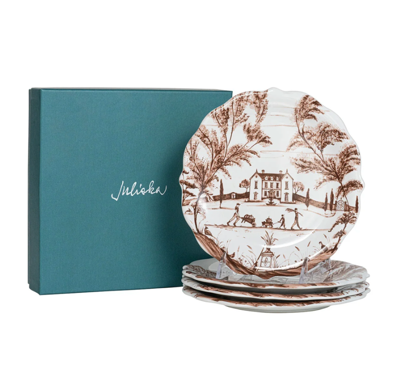 Country Estate Harvest Party Plate S/4