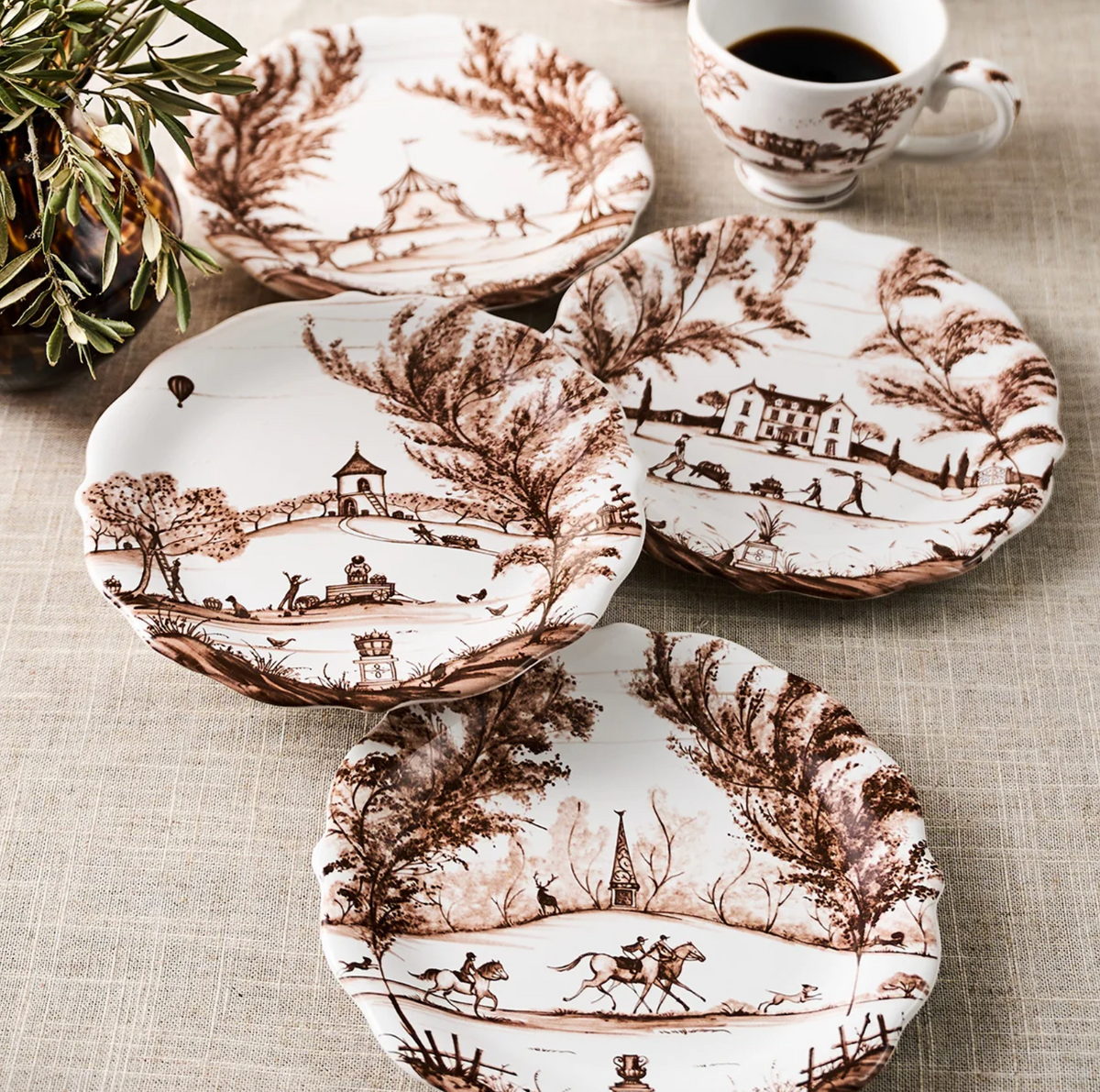 Country Estate Harvest Party Plate S/4