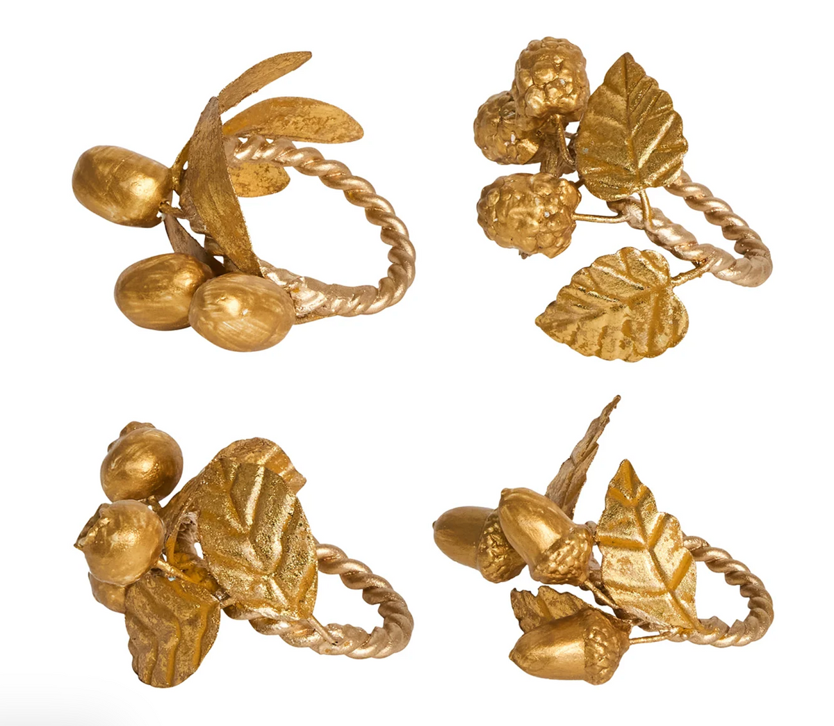 Forest Walk Leak Napkin Rings S/4