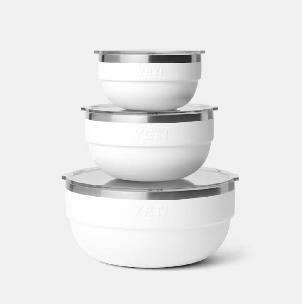 Rambler Insulated Bowl Set White