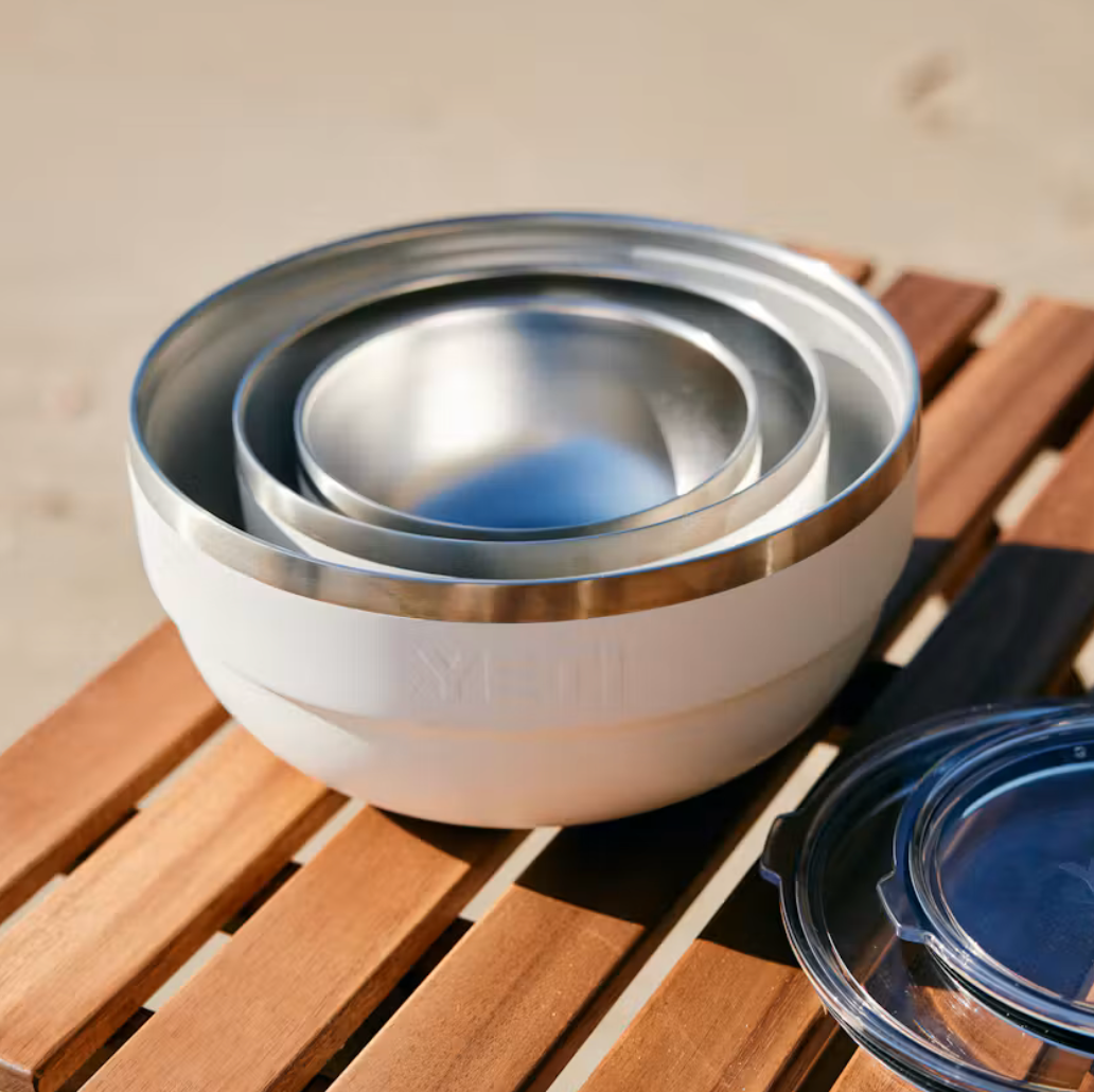 Rambler Insulated Bowl Set White