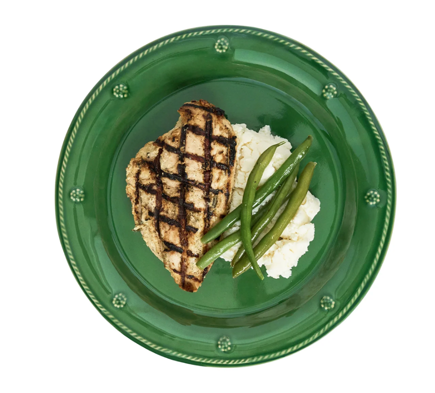 Berry & Thread Dinner Plate Basil