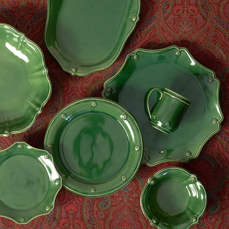 Berry & Thread 16" Platter Basil