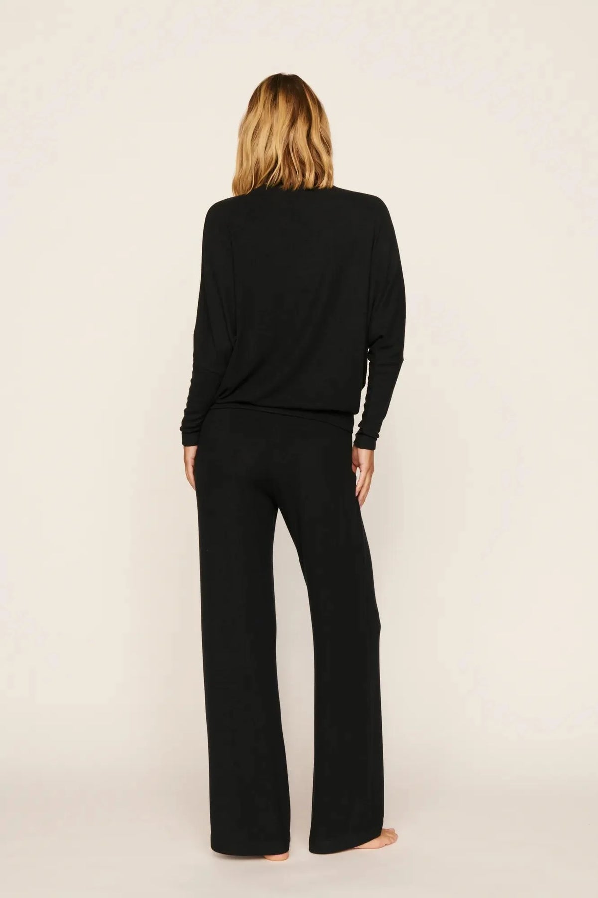 Cozy Time Mock Pullover Black