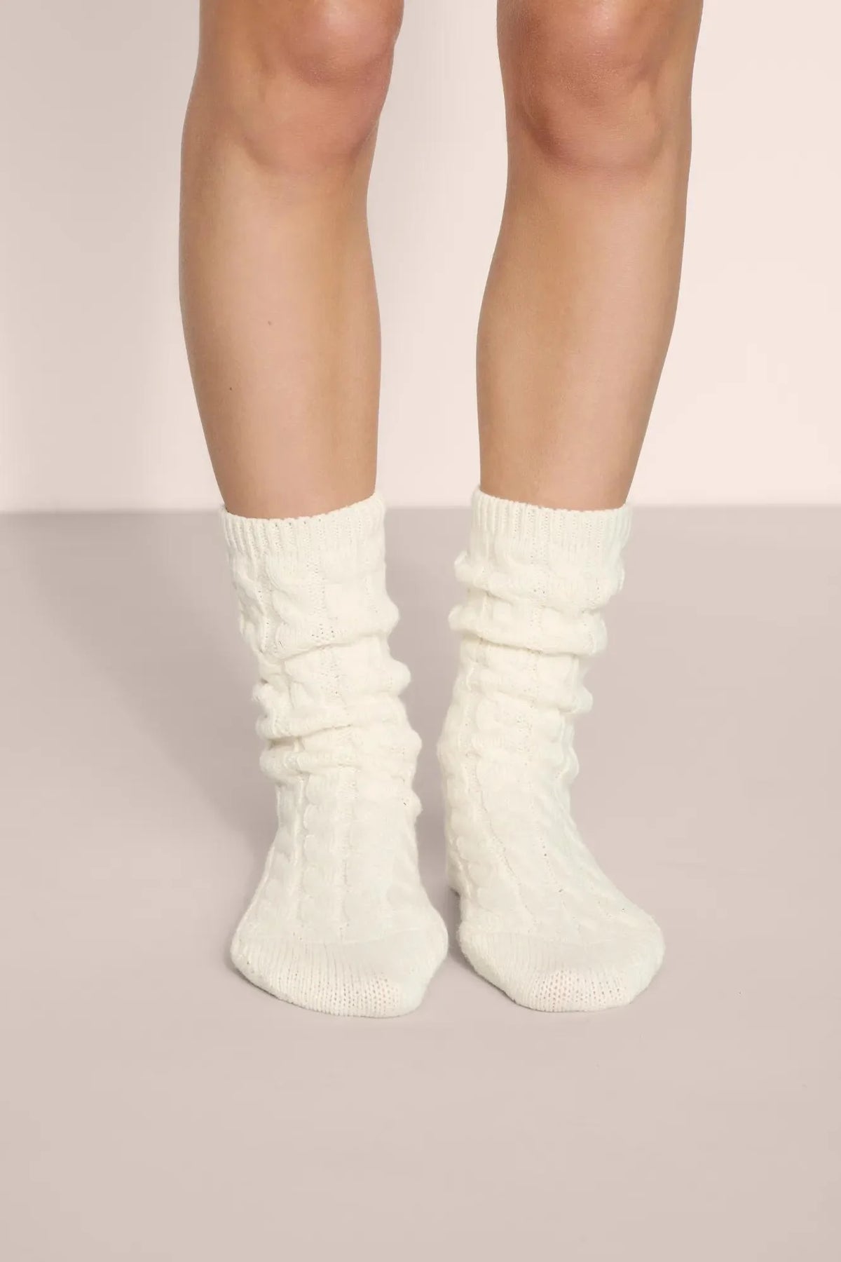 Cozy Socks in Ivory