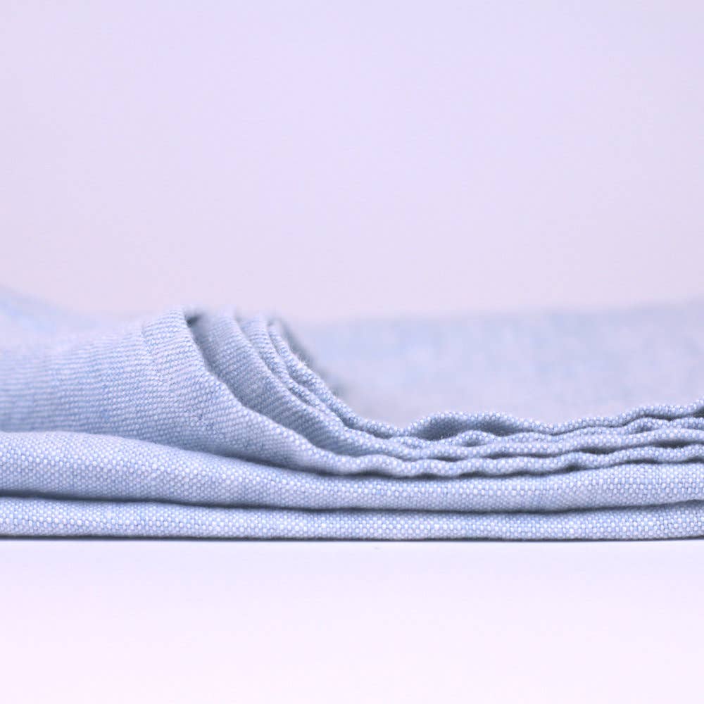 Sky Blue Linen Hand Towel