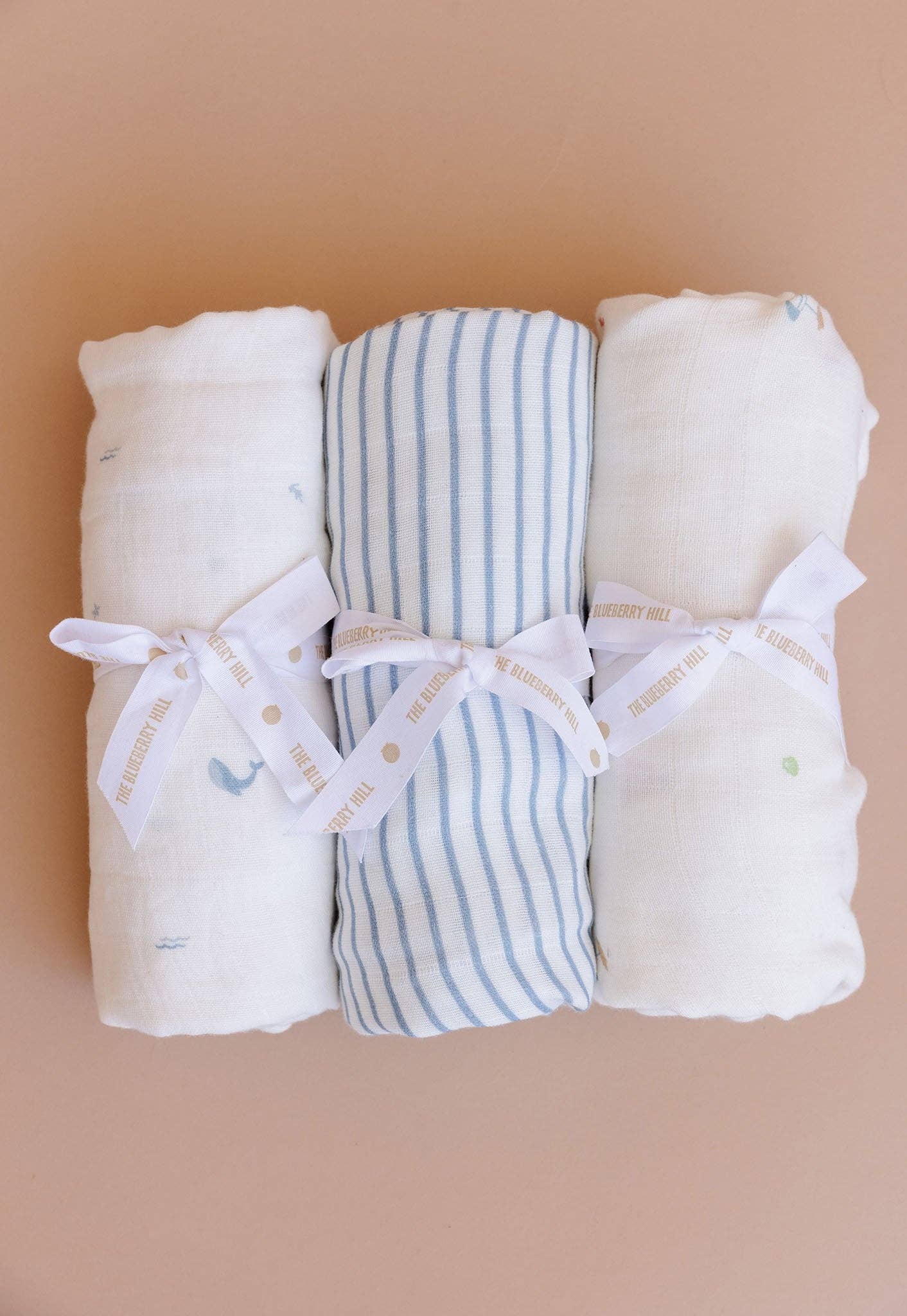Beach & Ocean Fish Muslin Swaddle