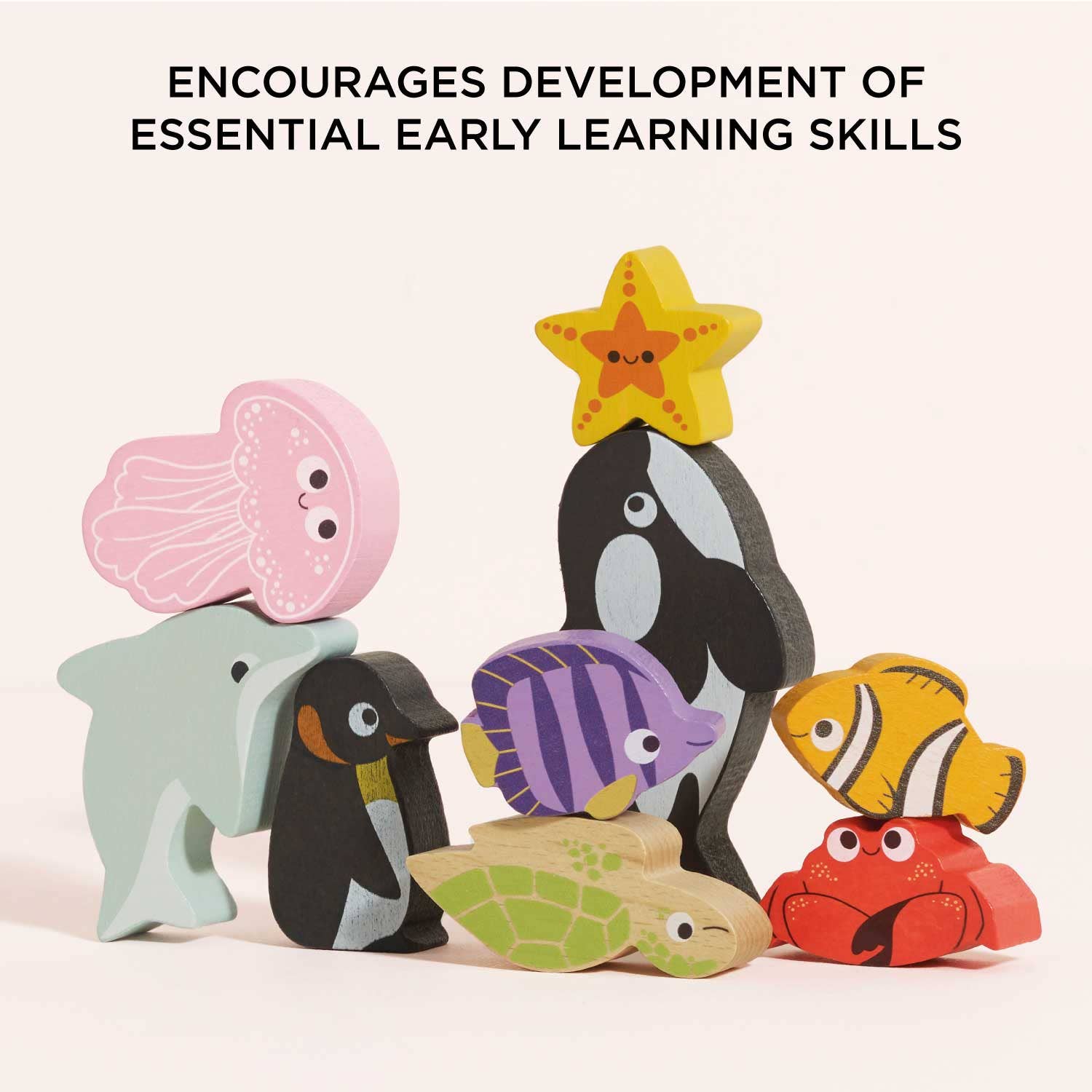 Ocean Life Stacking Animals