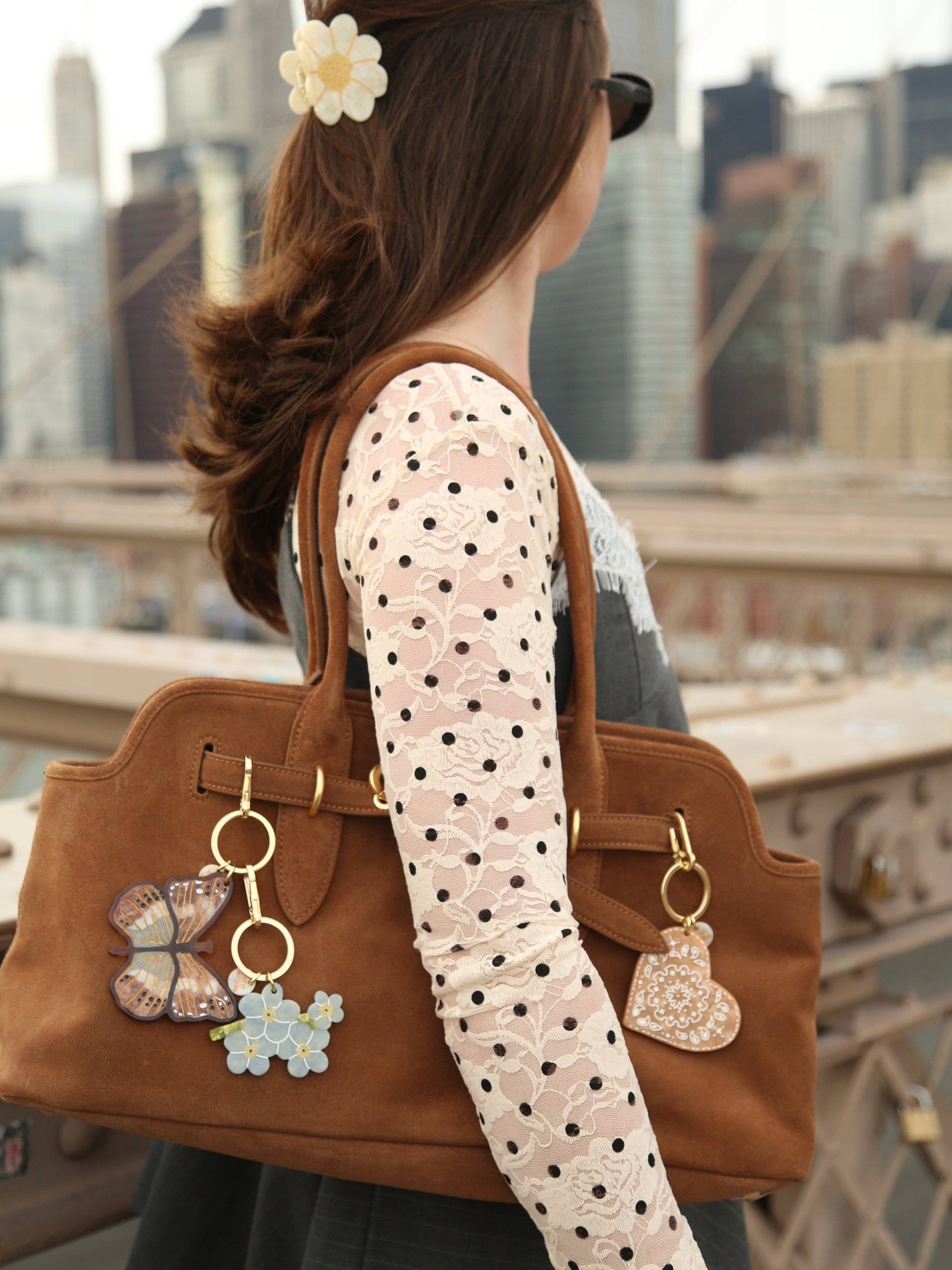 Forget-Me-Not Keychain
