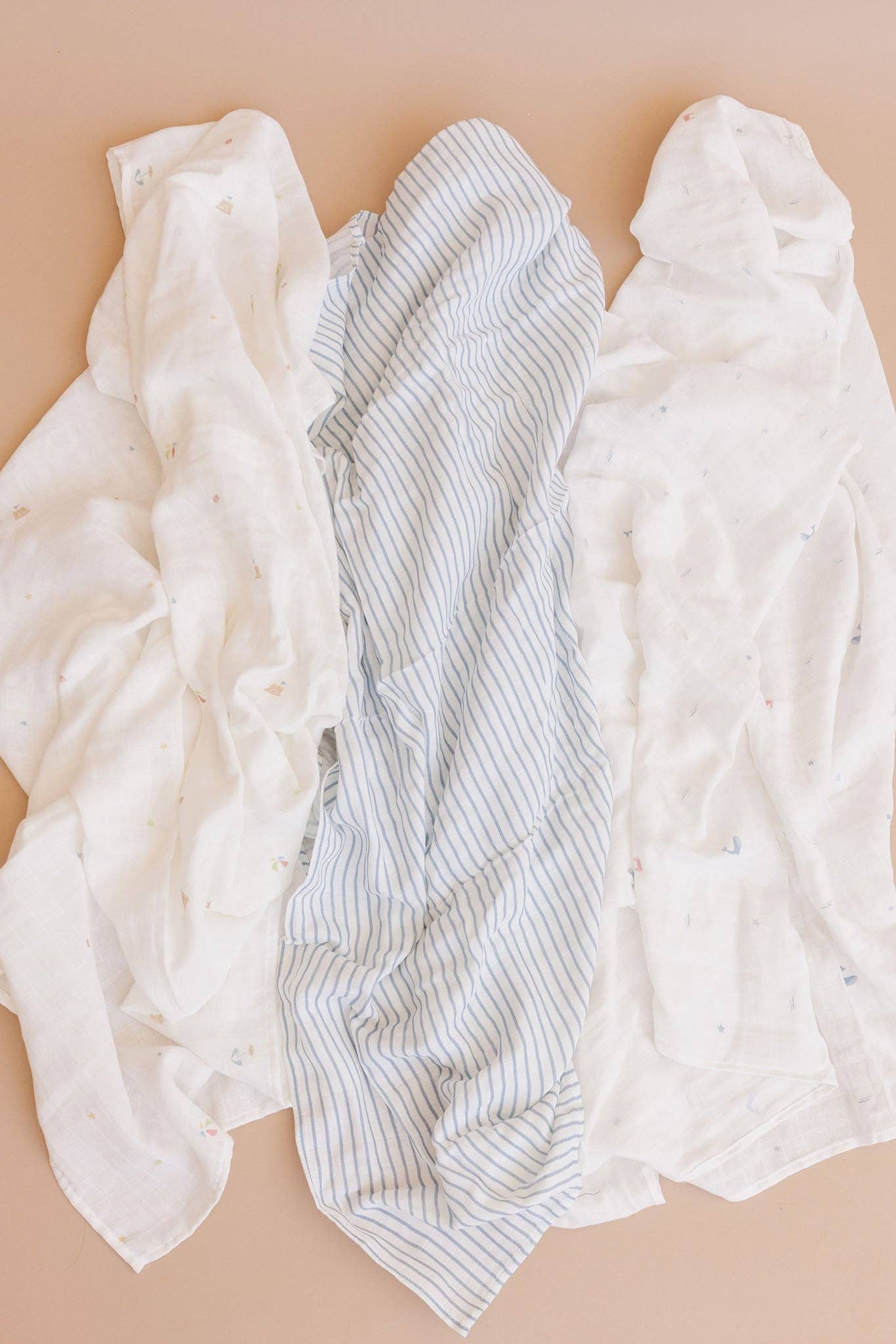 Beach & Ocean Fish Muslin Swaddle